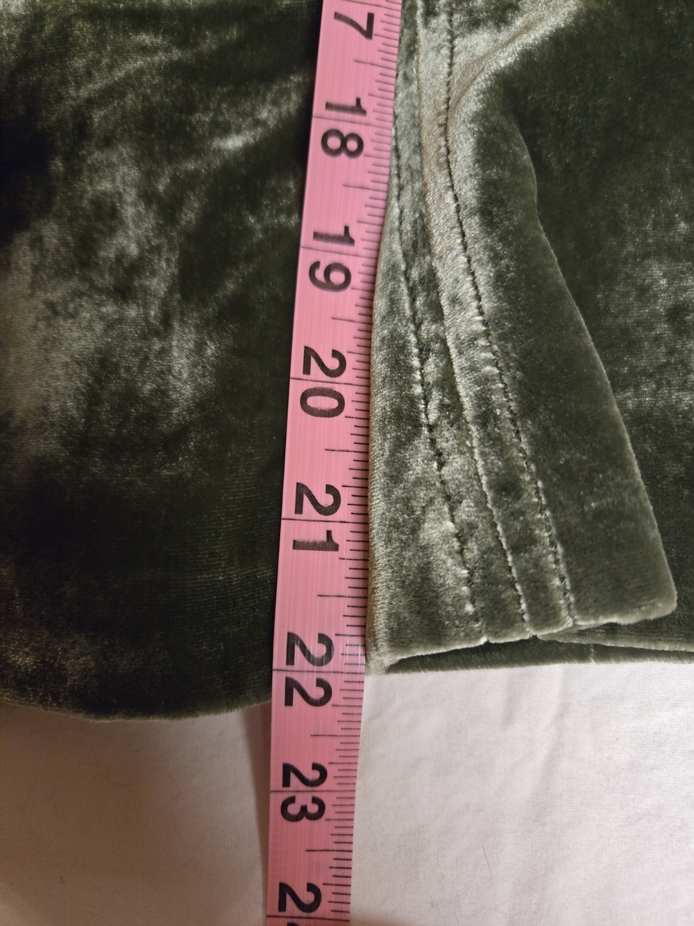 Tahari Deep Forest/Olive Green Velvet Short-Sleeve Blazer - Picture 15 of 16